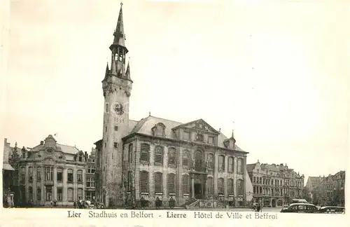 AK / Ansichtskarte Lier Stadthuis en Belfort Lier