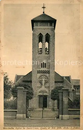 AK / Ansichtskarte Marcinelle Eglise du Sacre Coeur Marcinelle