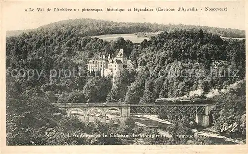 AK / Ansichtskarte Montjardin Amblaye et le Chateau de Montjardin la Remouchamps Montjardin