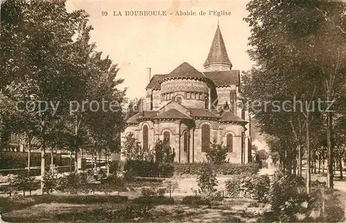 AK / Ansichtskarte Bourboule_La Abside de Eglise Bourboule_La