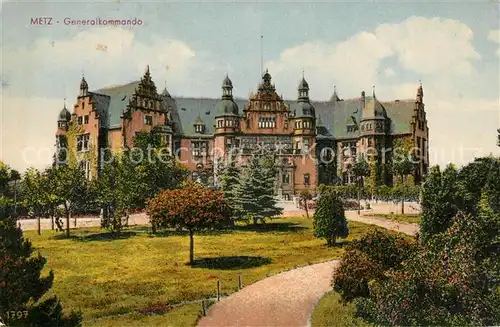 AK / Ansichtskarte Metz_Moselle Generalkommando Metz_Moselle