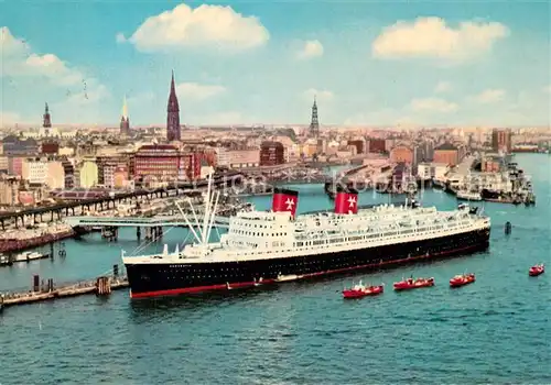 AK / Ansichtskarte Dampfer_Oceanliner Hanseatic Hamburg 