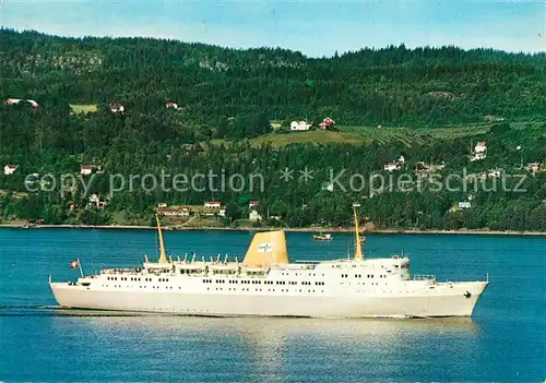 AK / Ansichtskarte Schiffe_Ships_Navires M S Prinsesse Ragnhild Oslo 