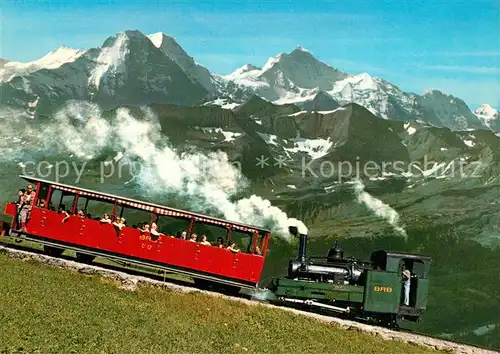 AK / Ansichtskarte Brienz Rothornbahn Eiger M?nch Jungfrau Brienz Rothornbahn