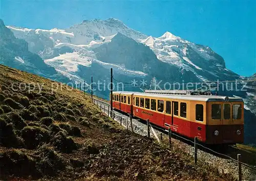 AK / Ansichtskarte Jungfraubahn Kleine Scheidegg Jungfrau Jungfraubahn