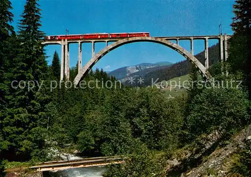 AK / Ansichtskarte Viadukte_Viaduc Langwieserviadukt Arosa 