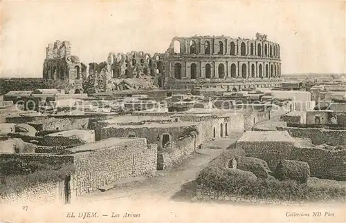 AK / Ansichtskarte El Djem Les Arenes Ruinen Antike Staetten Amphitheater El Djem