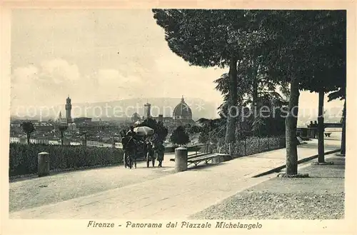 AK / Ansichtskarte Firenze_Toscana Panorama dal Piazzale Michelangelo Firenze Toscana