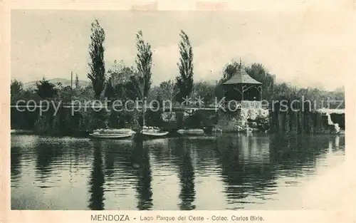 AK / Ansichtskarte Mendoza Lago Parque del Oeste Mendoza