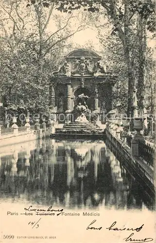 AK / Ansichtskarte Paris Jardin du Luxembourg Fontaine Medicis Paris