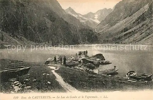 AK / Ansichtskarte Cauterets Lac de Gaube et le Vignemale Cauterets