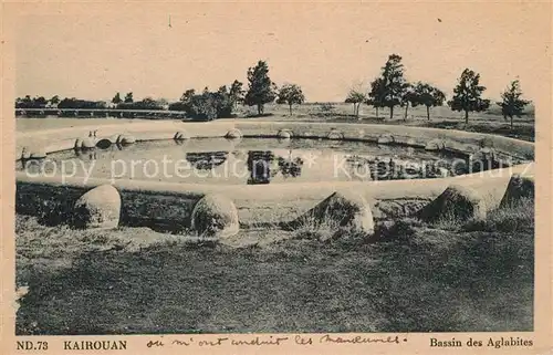 AK / Ansichtskarte Kairouan_Qairawan Bassin des Aglabites Kairouan Qairawan