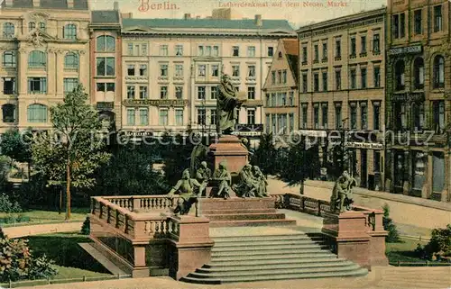 AK / Ansichtskarte Berlin Lutherdenkmal Neuer Markt Berlin