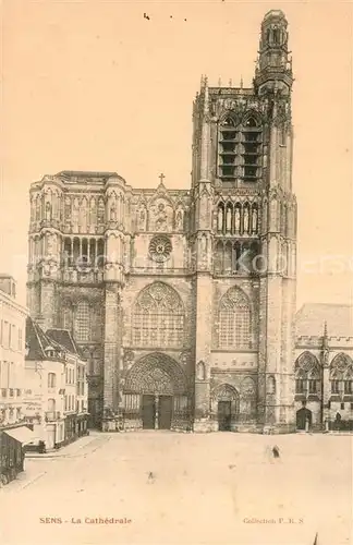 AK / Ansichtskarte Sens_Yonne La Cathedrale Sens_Yonne