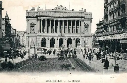 AK / Ansichtskarte Marseille_Bouches du Rhone La Bourse Marseille