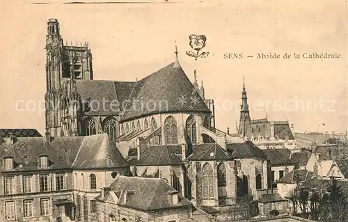 AK / Ansichtskarte Sens_Yonne Abside de la Cathedrale Sens_Yonne