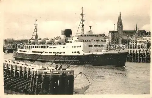 AK / Ansichtskarte Ostende_Oostende La Malle Postboat 