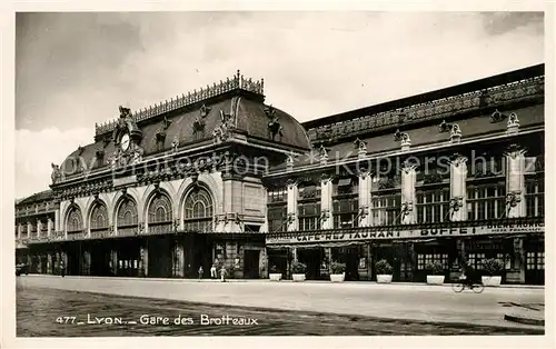 AK / Ansichtskarte Lyon_France Gare des Brotteaux Lyon France