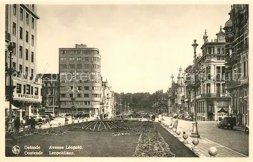 AK / Ansichtskarte Ostende_Oostende Avenue Leopold 