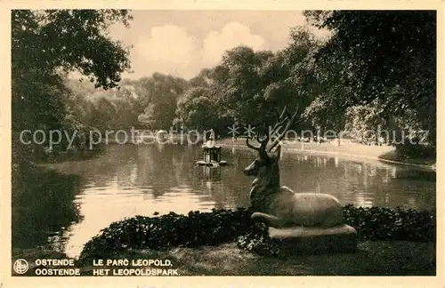 AK / Ansichtskarte Ostende_Oostende Parc Leopold 