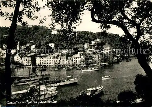 AK / Ansichtskarte Portofino_Liguria Scorcio panoramico Portofino Liguria