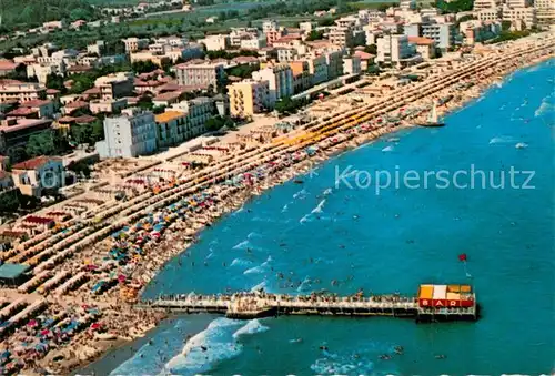 AK / Ansichtskarte Cattolica La spiaggia vista dall  alto Cattolica