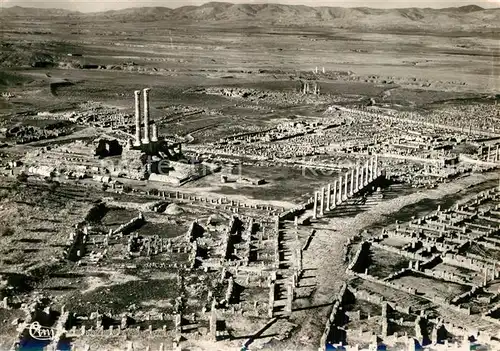 AK / Ansichtskarte Timgad Ruines Romaines vue aerienne Timgad