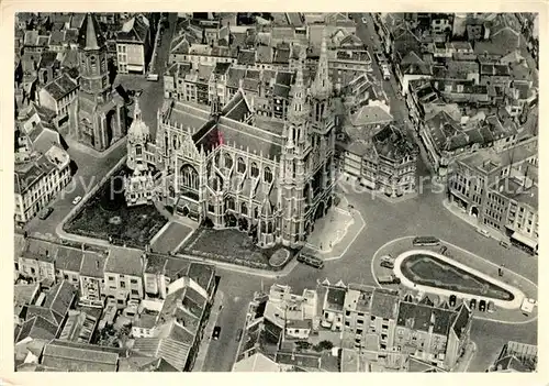 AK / Ansichtskarte Ostende_Oostende Eglise Saint Pierre et Paul vue aerienne 