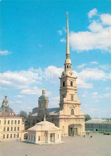 AK / Ansichtskarte Leningrad_St_Petersburg Saints Peter and Paul Cathedral Leningrad_St_Petersburg