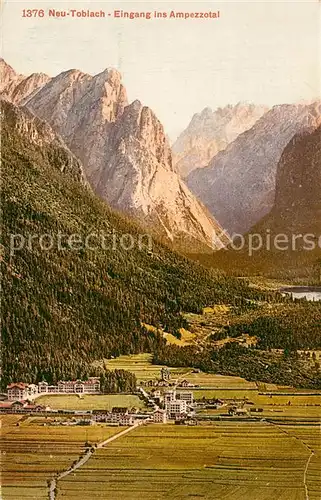 AK / Ansichtskarte Neu Toblach Eingang ins Ampezzotal 