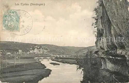 AK / Ansichtskarte Les_Eyzies de Tayac Sireuil Pont Panorama Les