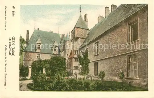 AK / Ansichtskarte Gien Chateau Chronik Gien