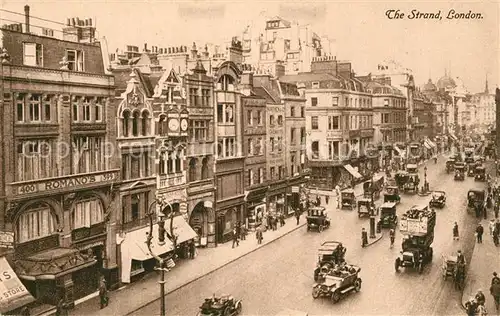 London The Strand Traffic London