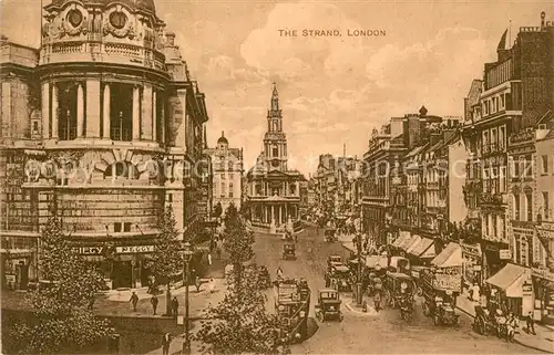 London The Strand Traffic London