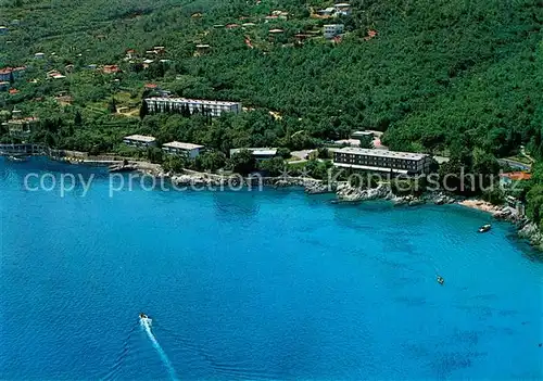 AK / Ansichtskarte Opatija_Istrien Motel Icici Fliegeraufnahme Opatija_Istrien