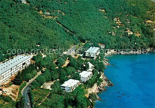 AK / Ansichtskarte Opatija_Istrien Motel Icici Fliegeraufnahme Opatija_Istrien