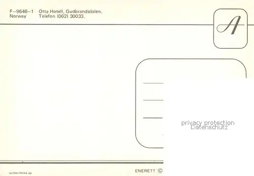 AK / Ansichtskarte Gudbrandsdalen Otta Hotell  Gudbrandsdalen