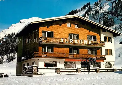 AK / Ansichtskarte Lech_Vorarlberg Pension Alraune Lech Vorarlberg