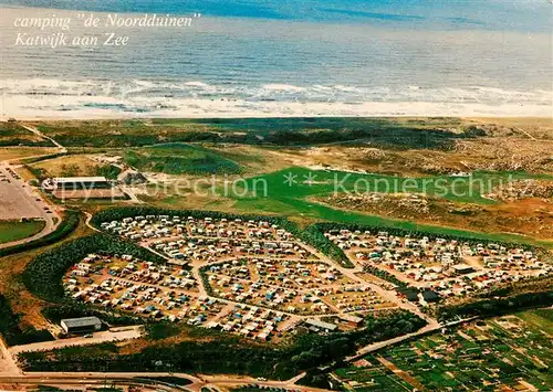 AK / Ansichtskarte Katwijk Fliegeraufnahme Camping de Noordduinen Katwijk
