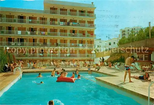 AK / Ansichtskarte Lloret_de_Mar Hotel Montevista Pool Lloret_de_Mar