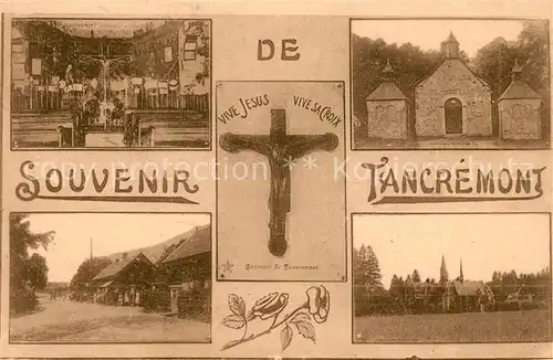AK / Ansichtskarte Tancremont Kapelle Inneres Ortspartien Kreuz Tancremont