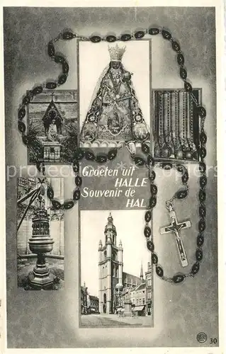 AK / Ansichtskarte Halle_Hainaut Gnadenbilder Kirche Halle_Hainaut