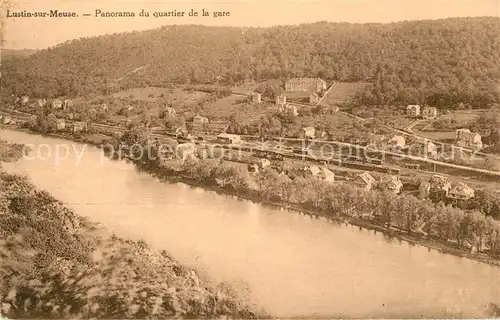 AK / Ansichtskarte Lustin sur Meuse Panorama du quartier de la gare Lustin sur Meuse