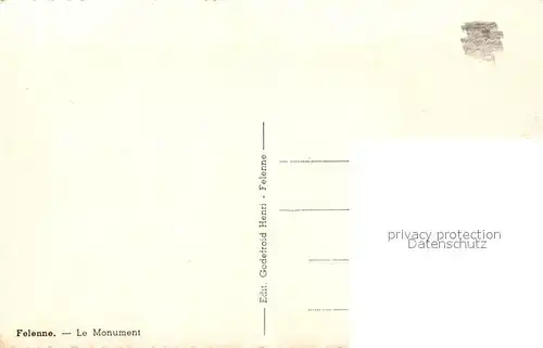AK / Ansichtskarte Felenne_Namur Le Monument 