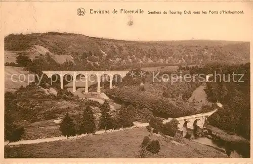 AK / Ansichtskarte Florenville Sentiers du Touring Club vers les Ponts d Herbeumont Florenville