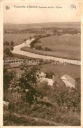 AK / Ansichtskarte Florenville Panorama derriere l Eglise Florenville