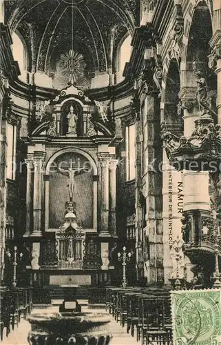 AK / Ansichtskarte Namur_sur_Meuse Interieur de Saint Lour Namur_sur_Meuse
