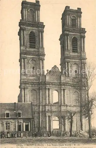AK / Ansichtskarte Mont Saint Eloi Les Tours de l ancienne abbaye Mont Saint Eloi