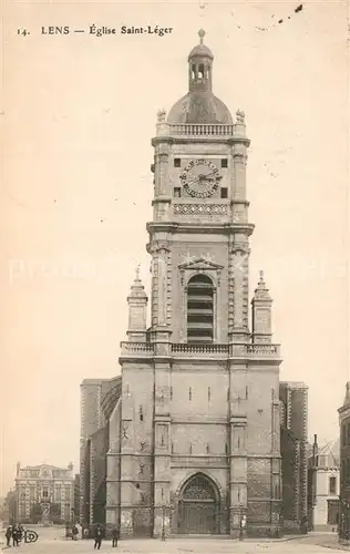 AK / Ansichtskarte Lens_Pas de Calais Eglise Saint Leger Lens_Pas de Calais