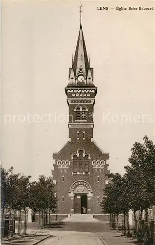 AK / Ansichtskarte Lens_Pas de Calais Eglise Saint Edouard Lens_Pas de Calais